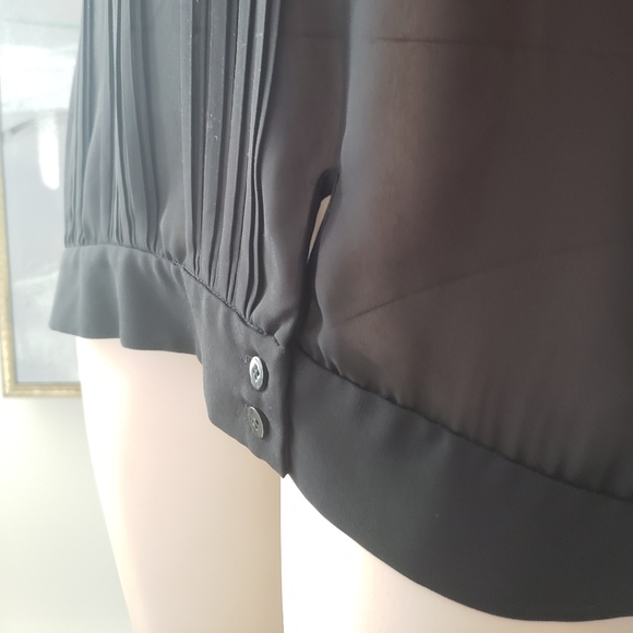 French Connection | Sheer Blouse with Pleated Detail - Picture 9 of 11